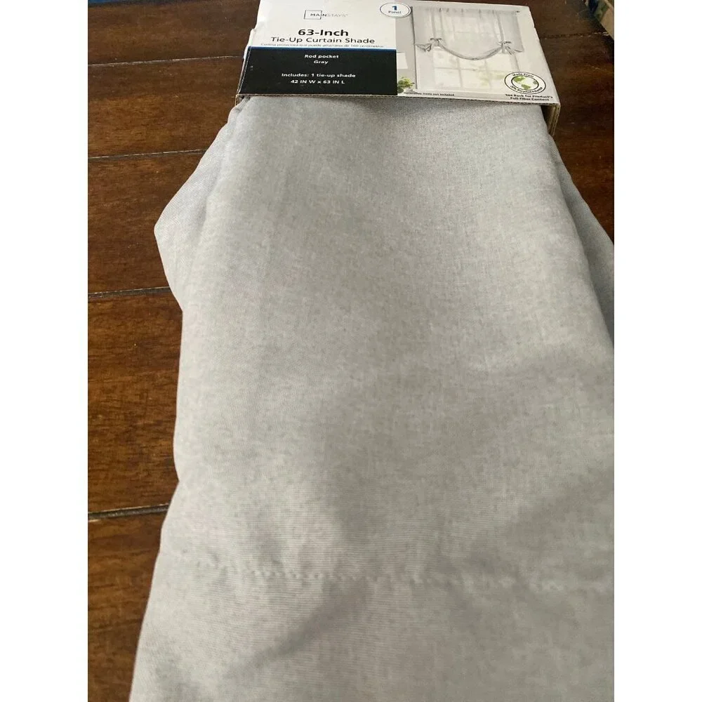 Main Stay Curtain Tie Up Curtain Shade New with Tag